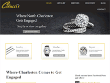 Tablet Screenshot of coluccijewelers.com